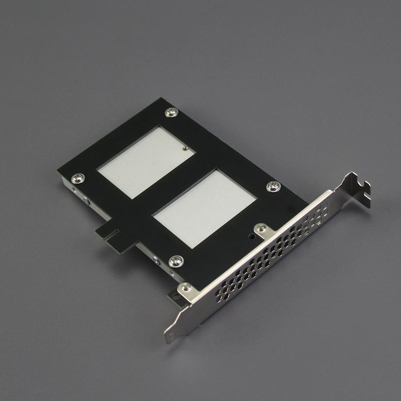 GLOTRENDS 12G Mini-SAS(SFF-8643) to U.2 (SFF-8639) NVMe SSD Cable 0.5M with U.2 SSD Mounting Bracket (PCI-SFF8643) - Image 5